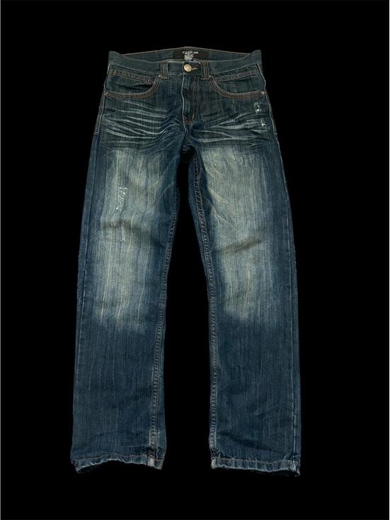 SP Collection Dark Wash Denim Jeans - Straight Leg - Picture 2 of 7